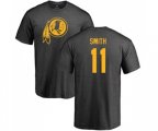 Washington Redskins #11 Alex Smith Ash One Color T-Shirt