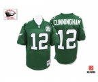 Philadelphia Eagles #12 Randall Cunningham Green Team Color Authentic Throwback Football Jersey