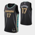 Memphis Grizzlies #17 Jonas Valanciunas 2020-21 Black City Edition Stitched NBA Jersey