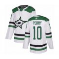 Dallas Stars #10 Corey Perry Authentic White Away Hockey Jersey