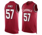 Arizona Cardinals #57 Josh Bynes Limited Red Player Name & Number Tank Top Football Jersey
