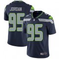 Seattle Seahawks #95 Dion Jordan Steel Blue Team Color Vapor Untouchable Limited Player NFL Jersey