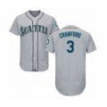 Seattle Mariners #3 J.P. Crawford Grey Road Flex Base Authentic Collection Baseball Player Jersey