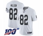 Oakland Raiders #82 Luke Willson White Vapor Untouchable Limited Player 100th Season Football Jersey