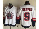 New York Rangers #9 Adam Graves White CCM Statue of Liberty Stitched NHL Jersey