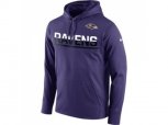 Baltimore Ravens Nike Sideline Circuit Purple Pullover Hoodie