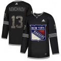 New York Rangers #13 Sergei Nemchinov Black Authentic Classic Stitched NHL Jersey