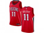 New Orleans Pelicans #11 Jrue Holiday Red NBA Swingman Statement Edition Jersey