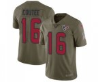 Houston Texans #16 Keke Coutee Limited Olive 2017 Salute to Service Football Jersey