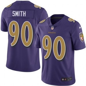 Baltimore Ravens #90 Za Darius Smith Limited Purple Rush Vapor Untouchable NFL Jersey