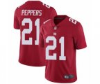 New York Giants #21 Jabrill Peppers Red Alternate Vapor Untouchable Limited Player Football Jersey