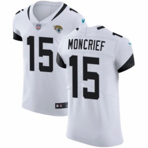 Jacksonville Jaguars #15 Donte Moncrief White Vapor Untouchable Elite Player NFL Jersey