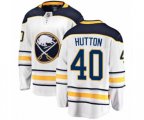 Buffalo Sabres #40 Carter Hutton Fanatics Branded White Away Breakaway NHL Jersey