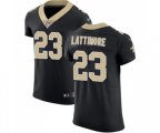 New Orleans Saints #23 Marshon Lattimore Black Team Color Vapor Untouchable Elite Player Football Jersey