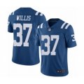 Indianapolis Colts #37 Khari Willis Limited Royal Blue Rush Vapor Untouchable Football Jersey