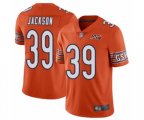 Chicago Bears #39 Eddie Jackson Orange Alternate 100th Season Limited Football Jersey