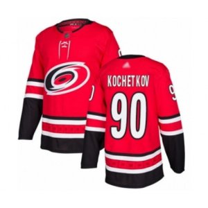 Carolina Hurricanes #90 Pyotr Kochetkov Authentic Red Home Hockey Jersey