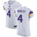 Minnesota Vikings #4 Ryan Quigley White Vapor Untouchable Elite Player NFL Jersey