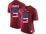2016 US Flag Fashion Alabama Crimson Tide Amari Cooper #9 College Football Limited Jersey - Crimson