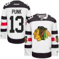 Chicago Blackhawks #13 CM Punk Premier White 2016 Stadium Series NHL Jersey