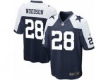 Dallas Cowboys #28 Darren Woodson Game Navy Blue Throwback Alternate NFL Jersey