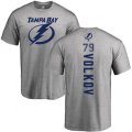 Tampa Bay Lightning #79 Alexander Volkov Ash Backer T-Shirt