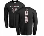 Atlanta Falcons #67 Andy Levitre Black Backer Long Sleeve T-Shirt