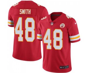Kansas City Chiefs #48 Terrance Smith Red Team Color Vapor Untouchable Limited Player Football Jersey