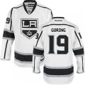 Los Angeles Kings #19 Butch Goring Authentic White Away NHL Jersey