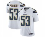 Los Angeles Chargers #53 Mike Pouncey White Vapor Untouchable Limited Player Football Jersey
