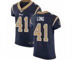 Los Angeles Rams #41 David Long Navy Blue Team Color Vapor Untouchable Elite Player Football Jersey