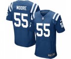 Indianapolis Colts #55 Skai Moore Elite Royal Blue Team Color Football Jersey