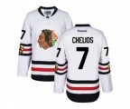 Chicago Blackhawks #7 Chris Chelios 2017 Winter Classic White Stitched NHL Jersey