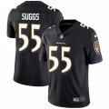 Baltimore Ravens #55 Terrell Suggs Black Alternate Vapor Untouchable Limited Player NFL Jersey