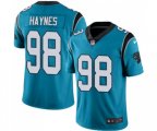 Carolina Panthers #98 Marquis Haynes Blue Alternate Vapor Untouchable Limited Player Football Jersey