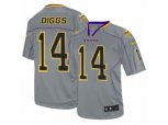 Minnesota Vikings #14 Stefon Diggs Limited Lights Out Grey NFL Jersey