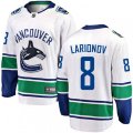 Vancouver Canucks #8 Igor Larionov Fanatics Branded White Away Breakaway NHL Jersey