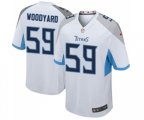 Tennessee Titans #59 Wesley Woodyard Game White Football Jersey