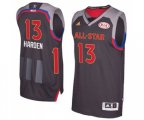 Houston Rockets #13 James Harden Authentic Charcoal 2017 All Star NBA Jersey