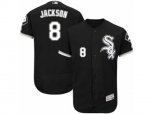 Chicago White Sox #8 Bo Jackson Black Flexbase Authentic Collection MLB Jersey