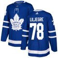 Toronto Maple Leafs #78 Timothy Liljegren Premier Royal Blue Home NHL Jersey
