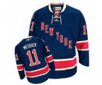 Reebok New York Rangers #11 Mark Messier Authentic Navy Blue Third NHL Jersey