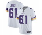 Minnesota Vikings #61 Brett Jones White Vapor Untouchable Limited Player Football Jersey