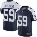 Dallas Cowboys #59 Anthony Hitchens Navy Blue Throwback Alternate Vapor Untouchable Limited Player NFL Jersey