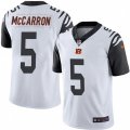 Cincinnati Bengals #5 AJ McCarron Limited White Rush Vapor Untouchable NFL Jersey