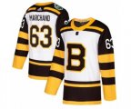 Adidas Boston Bruins #63 Brad Marchand Authentic White 2019 Winter Classic NHL Jersey