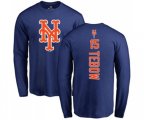 New York Mets #15 Tim Tebow Replica Royal Blue Alternate Road Cool Base Baseball T-Shirt