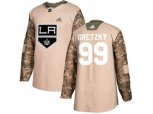 Los Angeles Kings #99 Wayne Gretzky Camo Authentic Veterans Day Stitched NHL Jersey