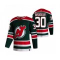 New Jersey Devils #30 Martin Brodeur Green 2020-21 Reverse Retro Alternate Hockey Jersey