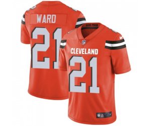 Cleveland Browns #21 Denzel Ward Orange Alternate Vapor Untouchable Limited Player Football Jersey